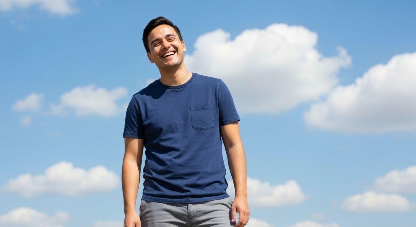 Person holding smartphone accessing grief share website with mobile-first responsive design showing support resources