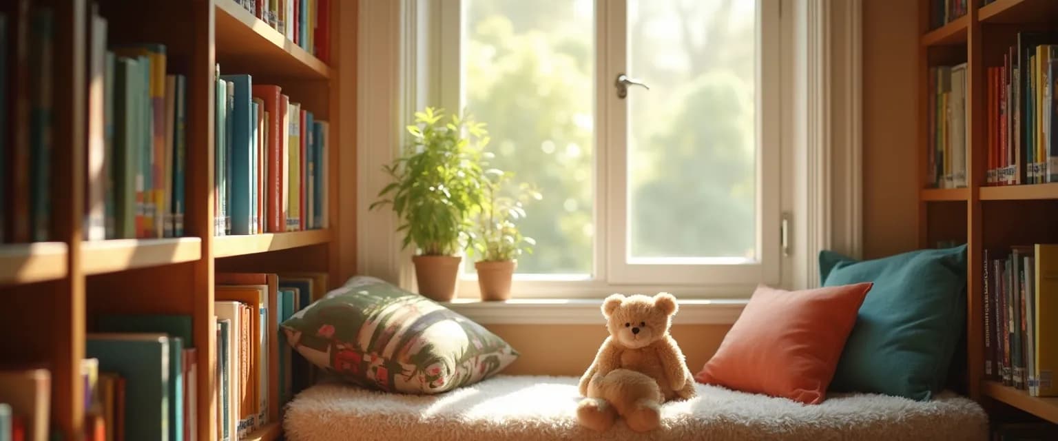 Child reading from GriefShare Bookstore grief recovery book collection