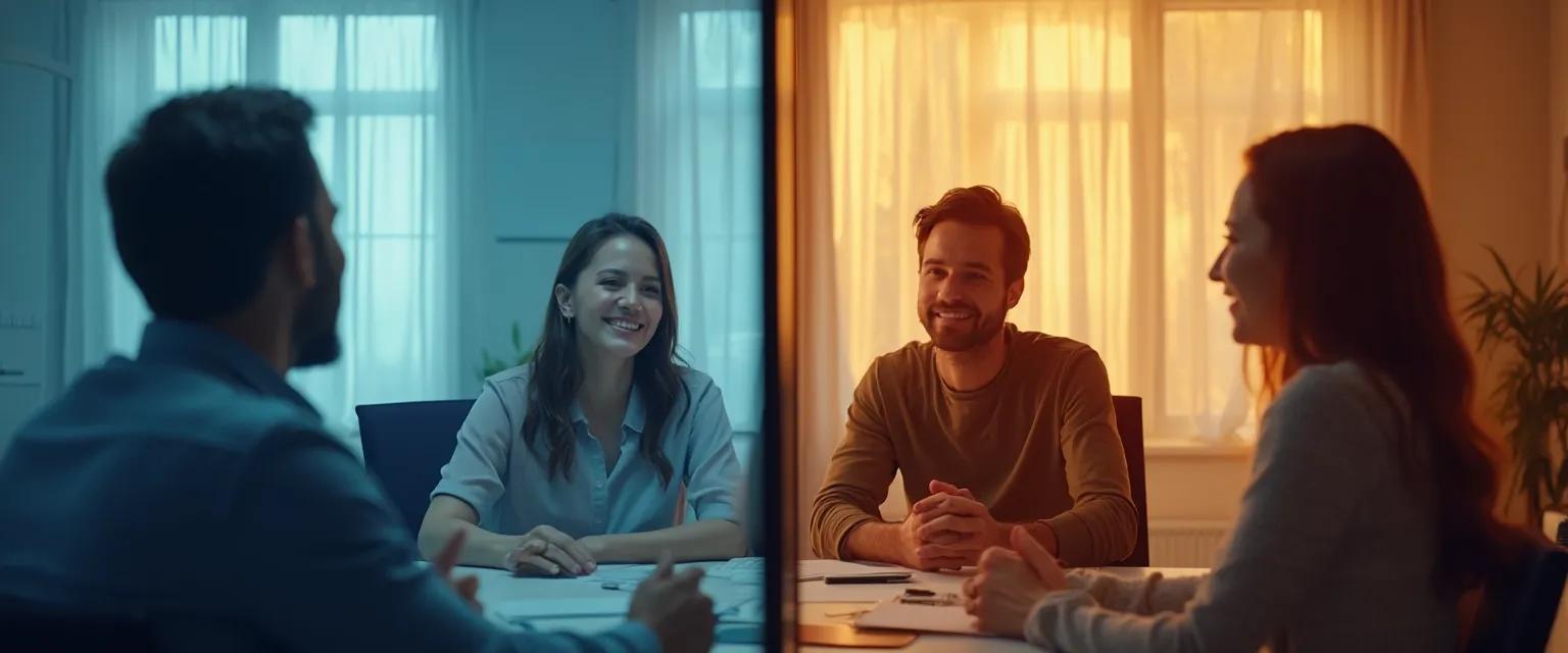 Visual explanation of emotional intelligence differences between work and home environments