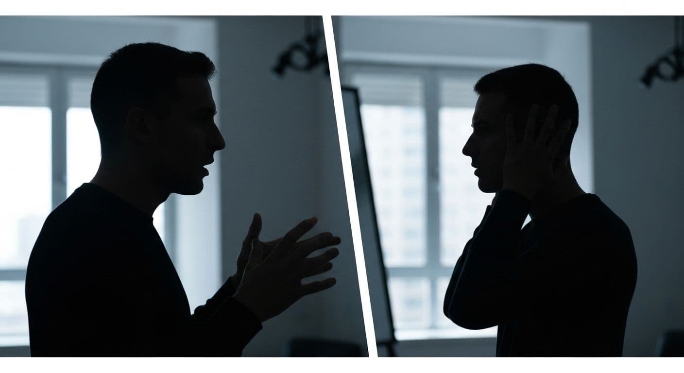 Two friends having a supportive conversation about self-awareness and personal growth, illustrating how to help people with no self awareness recognize their patterns