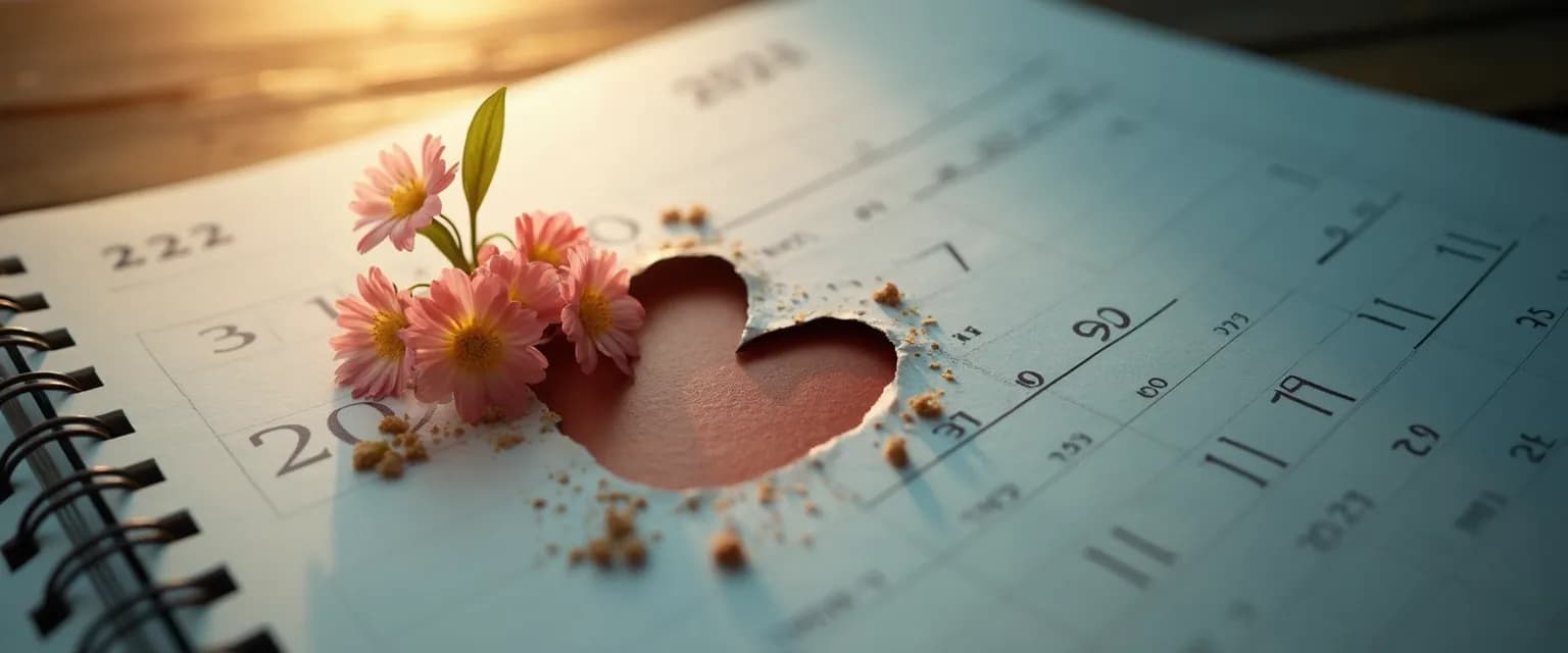 Monthly healing calendar transforming 2022 year of heartbreak into 2023 growth opportunities