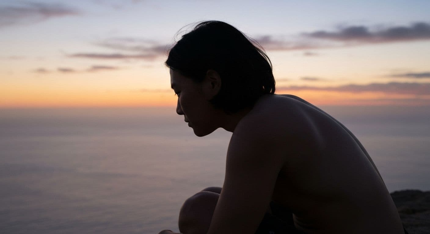 Person practicing self-motivation post breakup by setting personal goals and moving forward with confidence