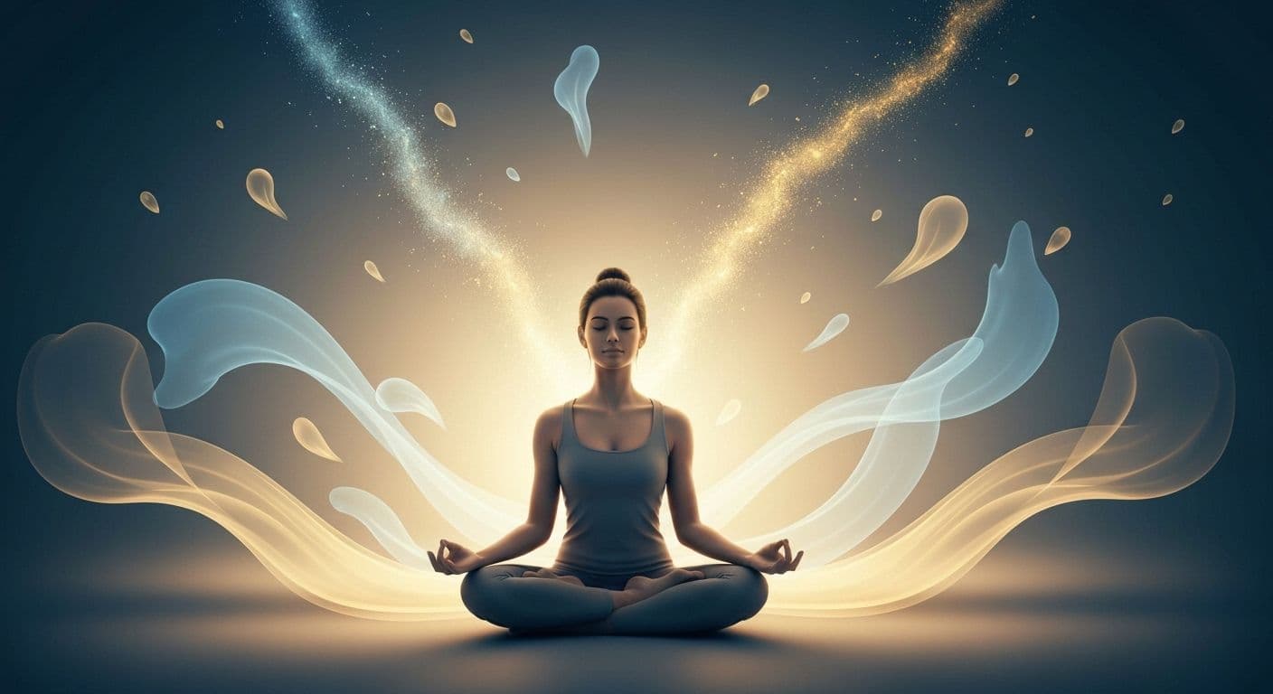 Person practicing mindfulness counseling techniques for chronic stress relief through body awareness