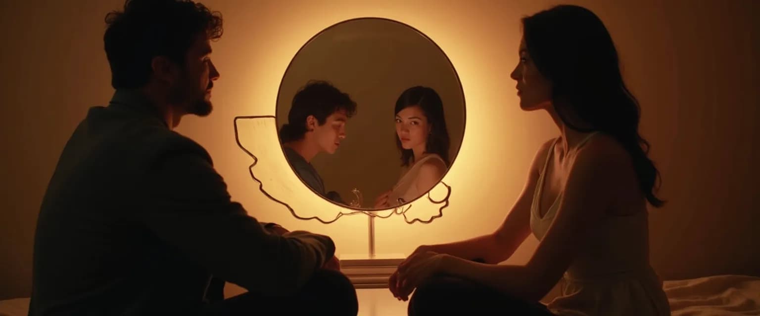 Couple practicing self-awareness exercises to strengthen their relationship connection