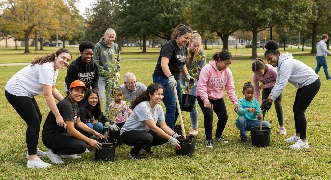 Student practicing self awareness NSTP reflection techniques after community service activity