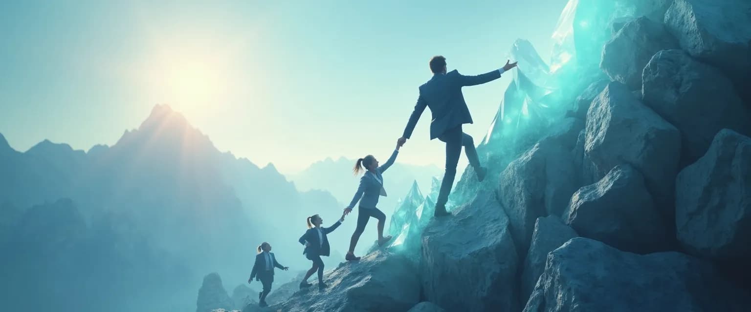 Professional demonstrating humility and self-awareness during a collaborative meeting