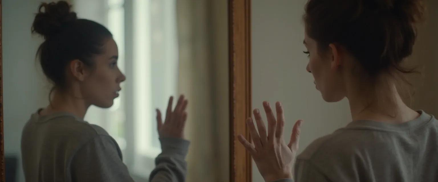 Woman demonstrating posture techniques for better self-awareness through body language