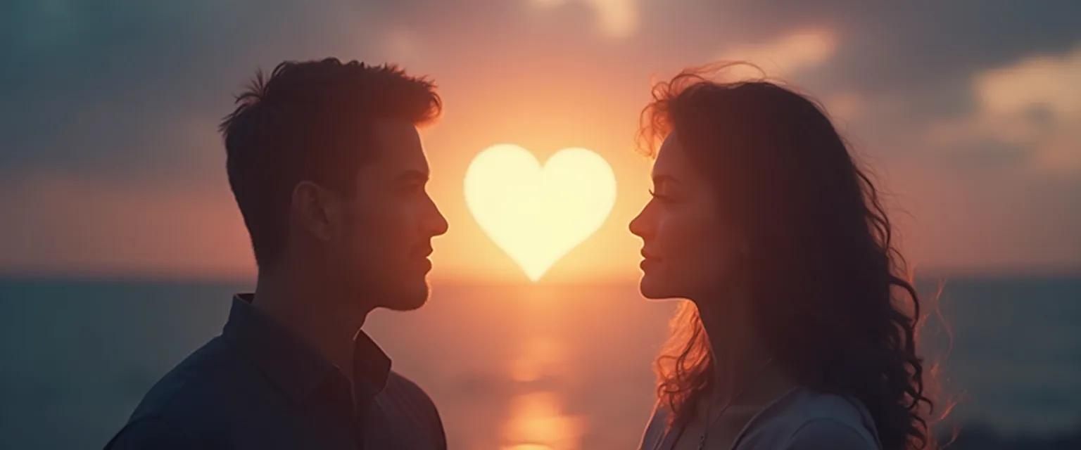 Couple practicing self-awareness in relationship during a conversation
