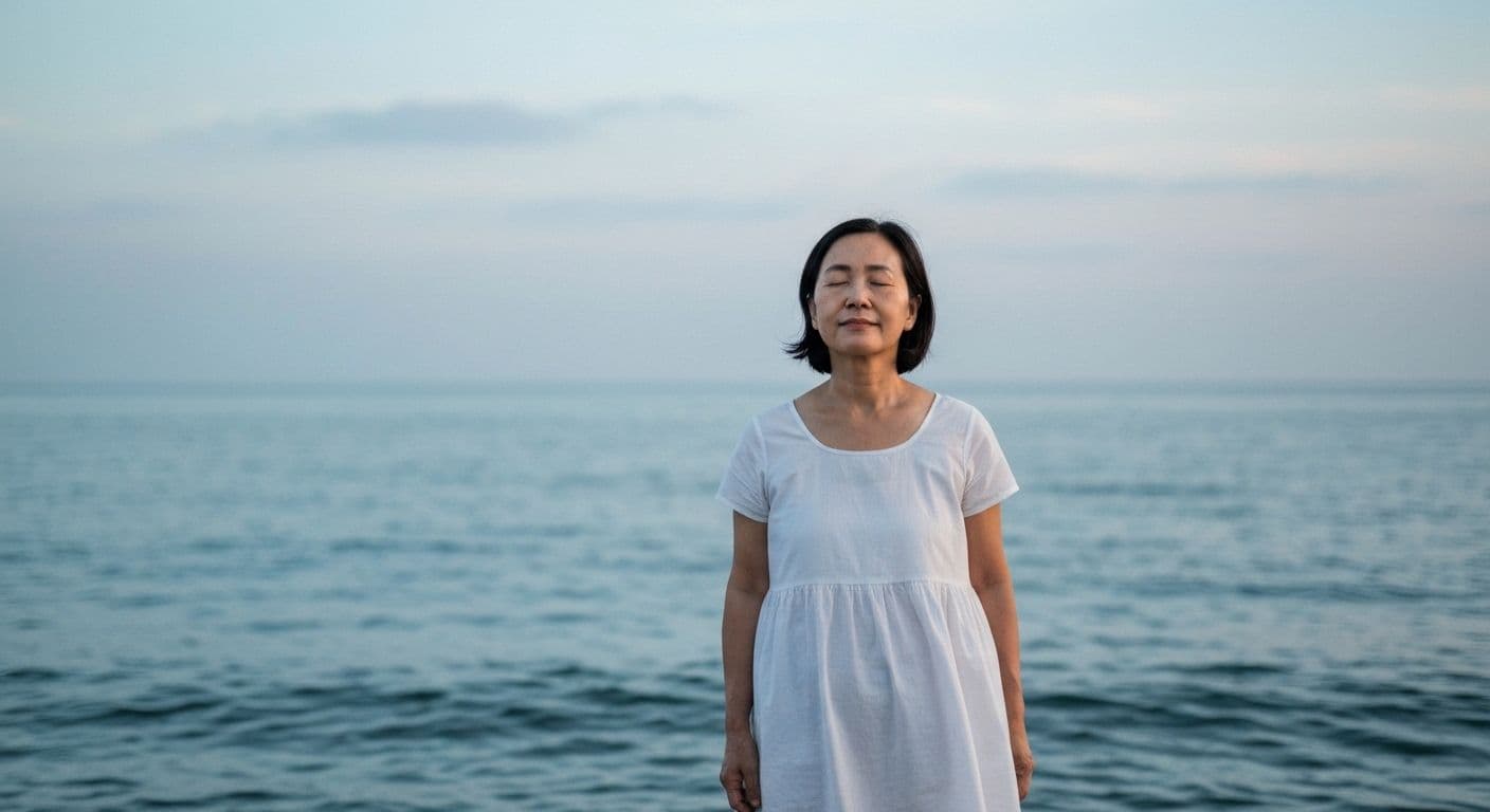 Person practicing self love after breakup by enjoying a peaceful solo activity and rediscovering personal interests