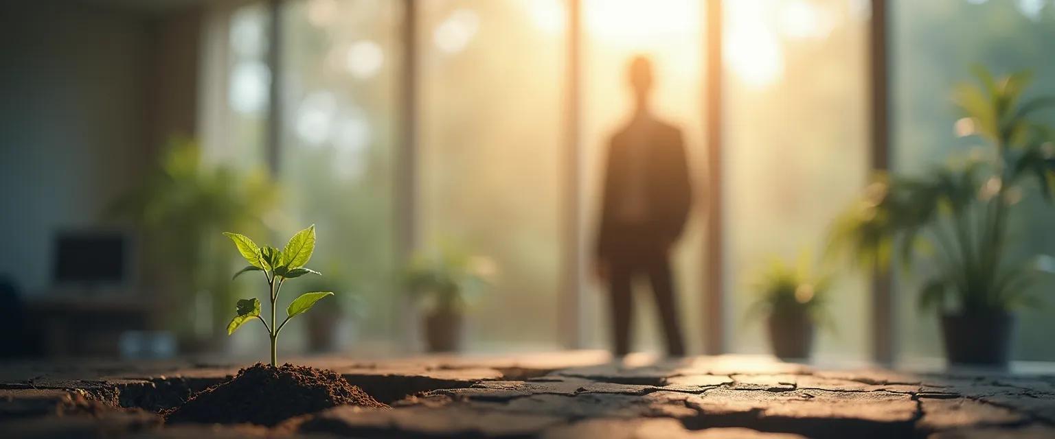 Professional woman demonstrating emotional resilience at work after facing a setback