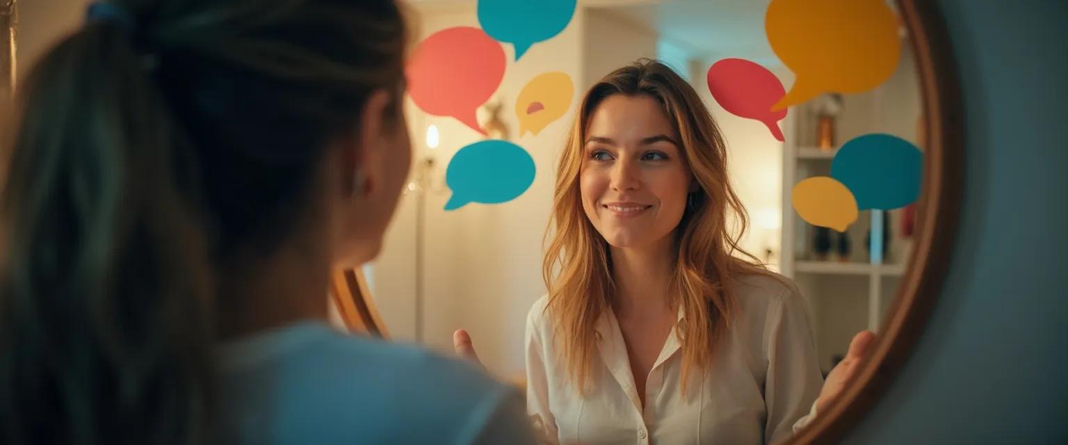 Person practicing my self-awareness during a conversation with mindful listening