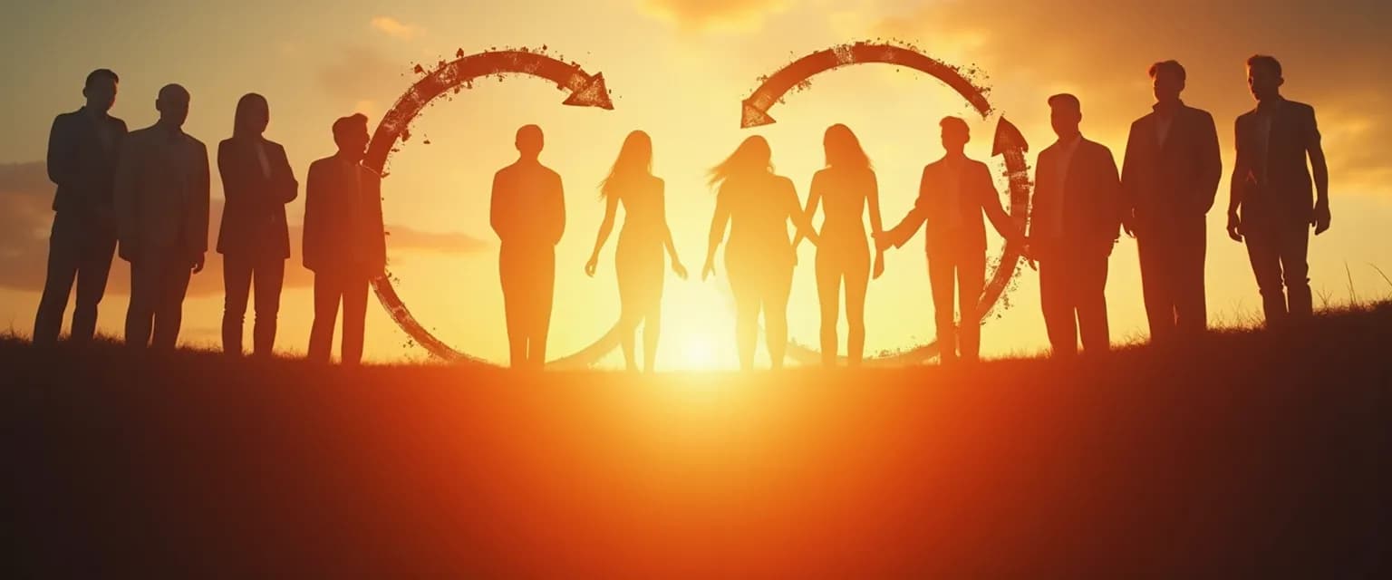 Person confidently navigating social circles after dealing with a breakup