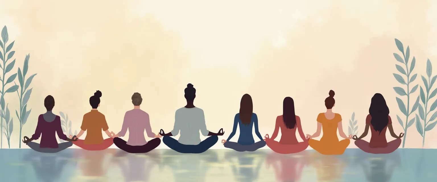 Person practicing mindfulness techniques to manage anxiety and gender identity concerns