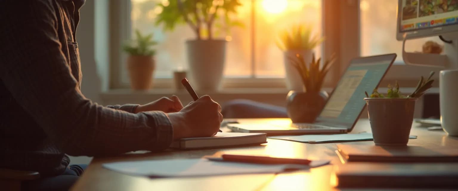 Professional implementing daily habits for leadership development through self-awareness and self-discipline