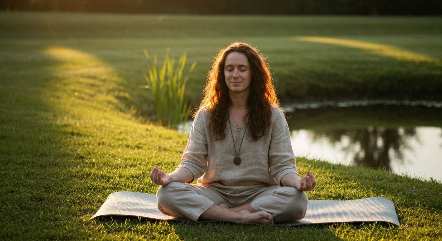 Person practicing daily spiritual reflection to enhance spirituality and self awareness