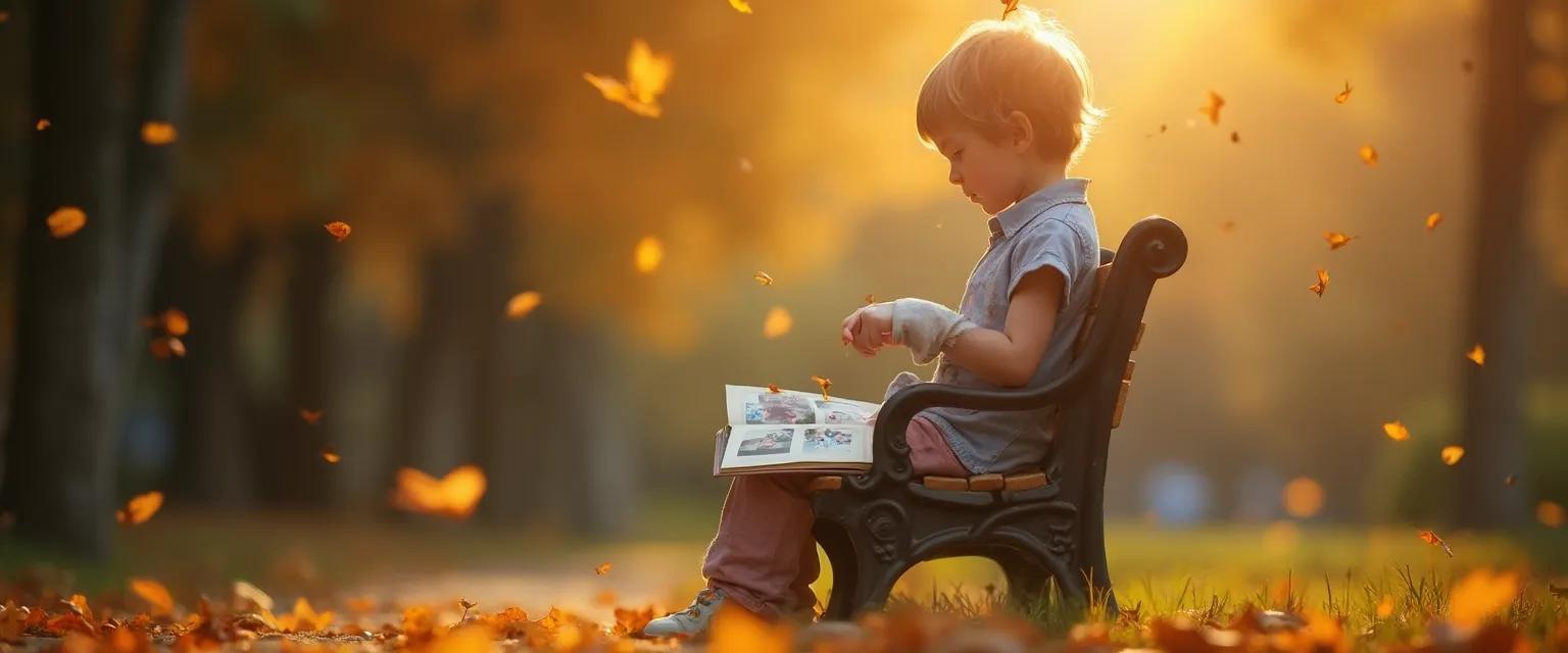 Child's grief timeline showing emotional development through different stages of processing loss