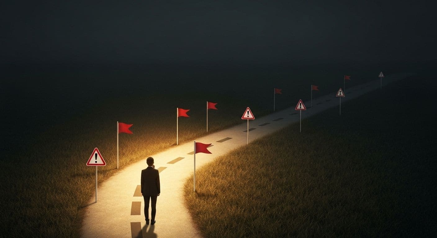 Person reflecting on lessons in heartbreak while learning to recognize relationship red flags earlier