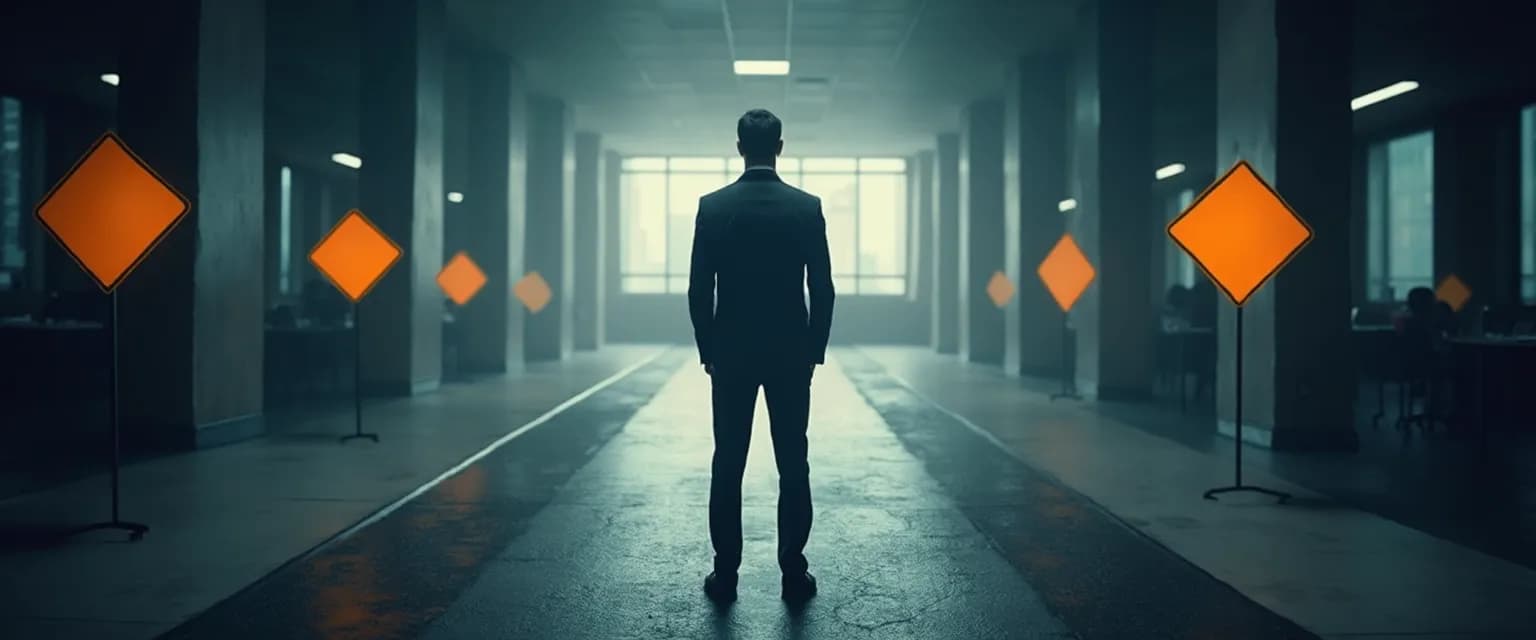 Professional developing self awareness work skills to overcome career blind spots