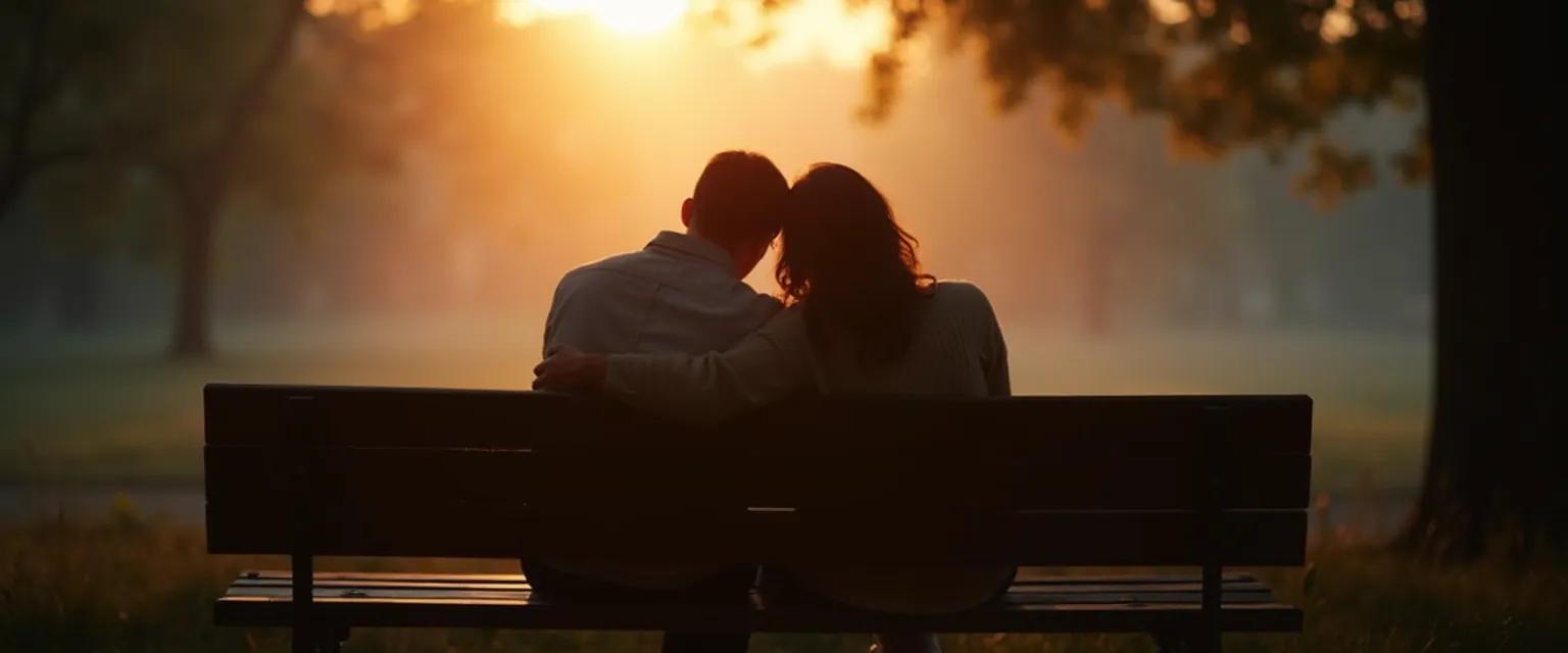 Person providing supportive presence to someone grieving instead of material gifts