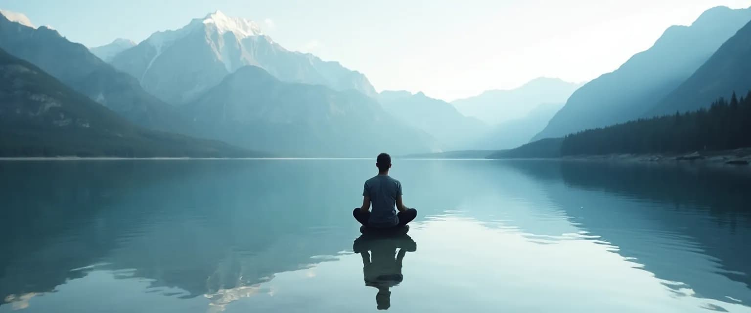 Mirror and mountain illustrating the relationship between self-awareness and self-esteem