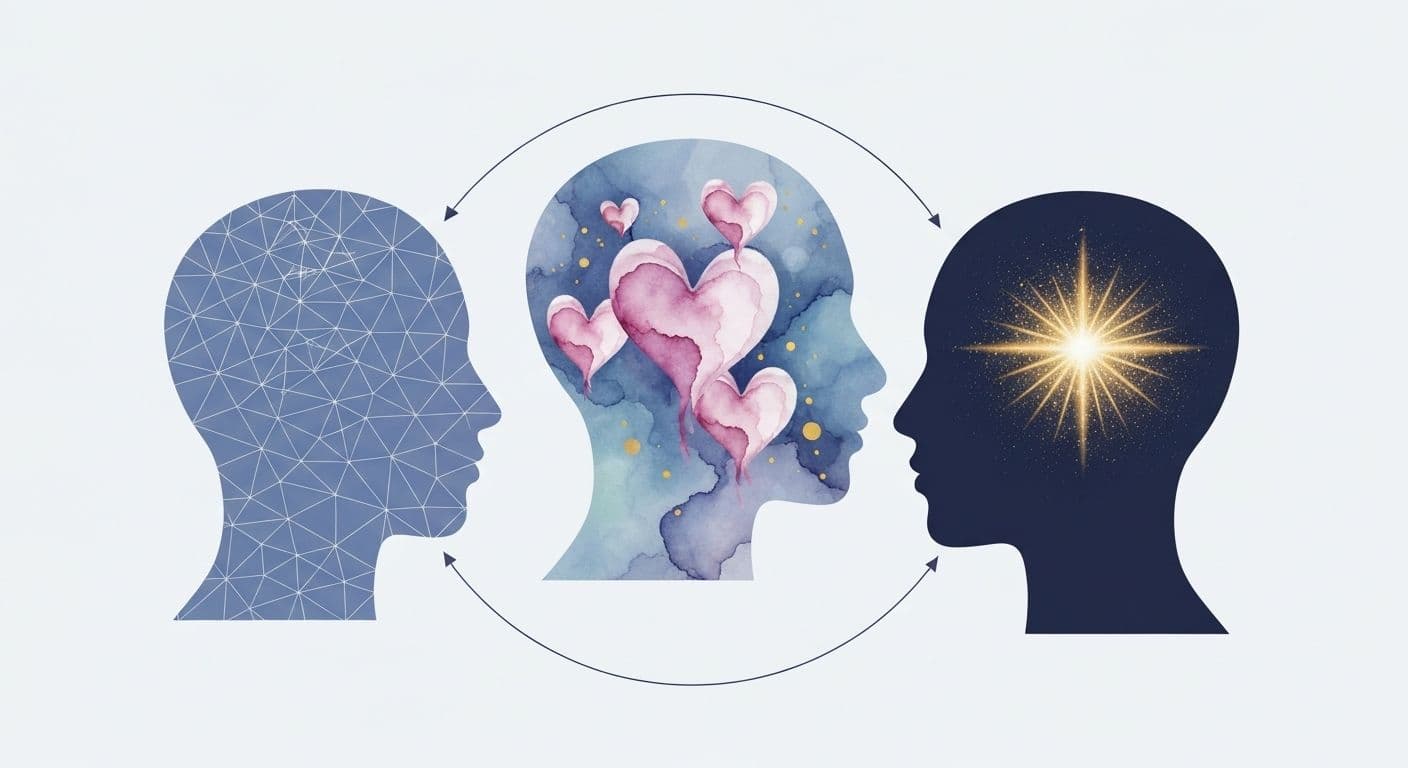 Illustration showing the conscious subconscious and unconscious mind working together in decision-making process
