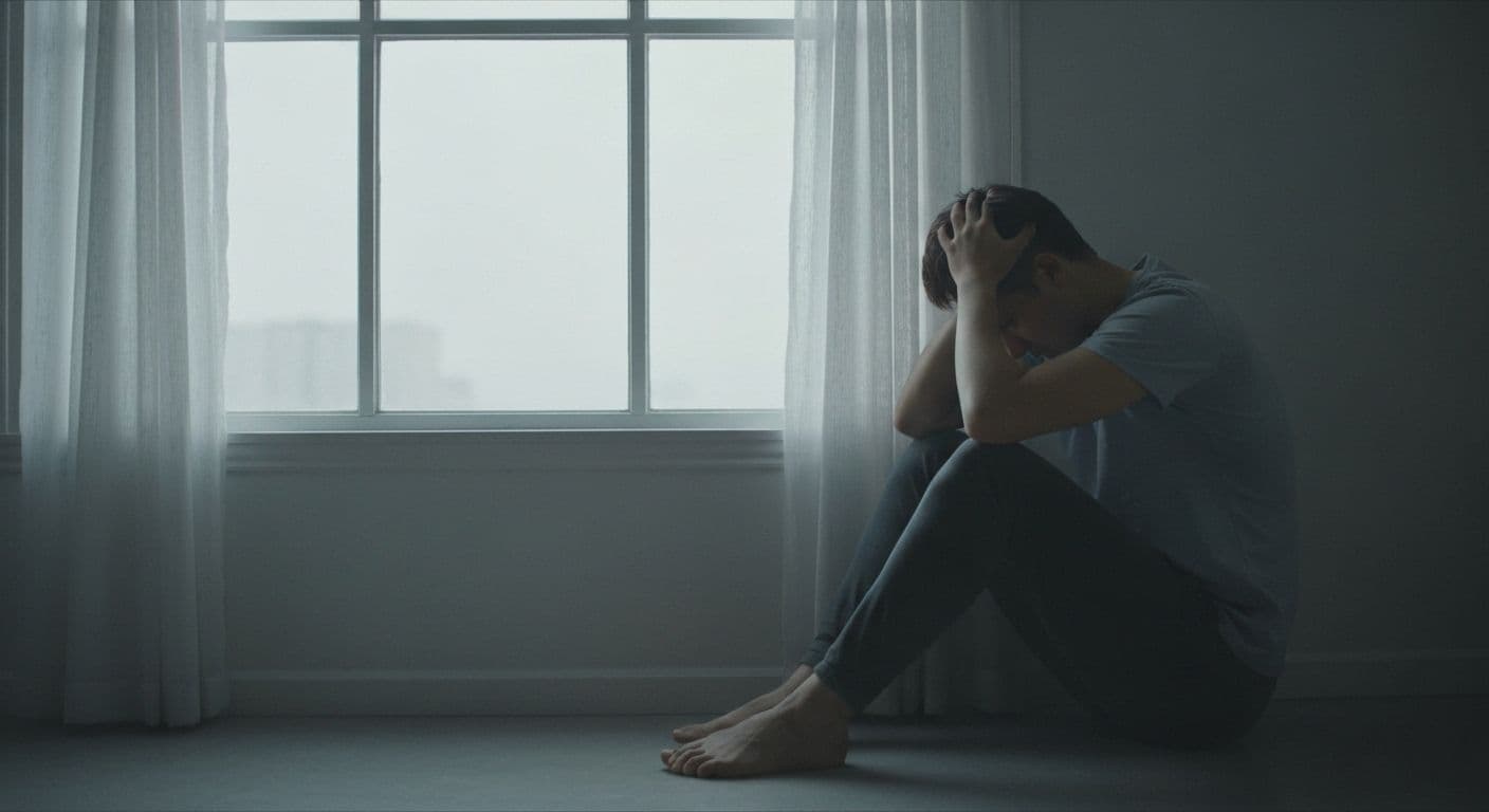 Person resting peacefully showing ways to deal with grief and manage exhaustion during bereavement