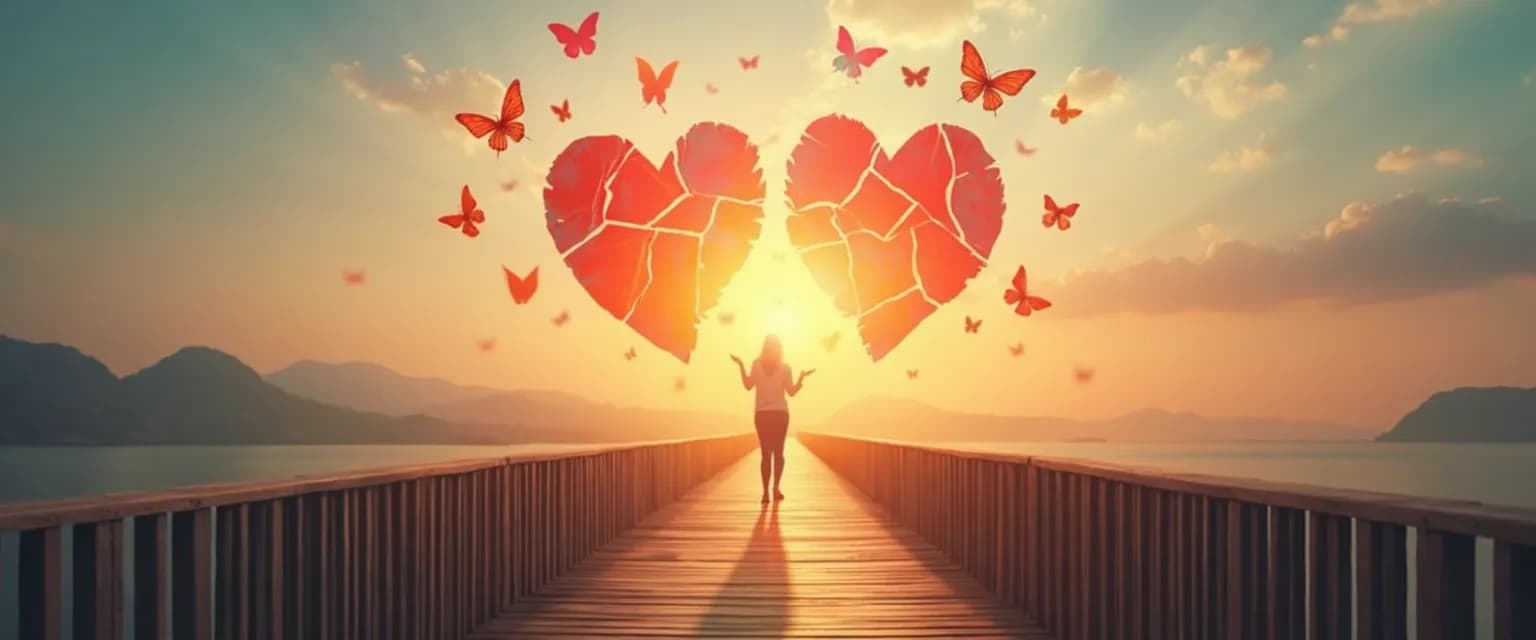 Woman practicing Brené Brown's heartbreak wisdom techniques for emotional healing