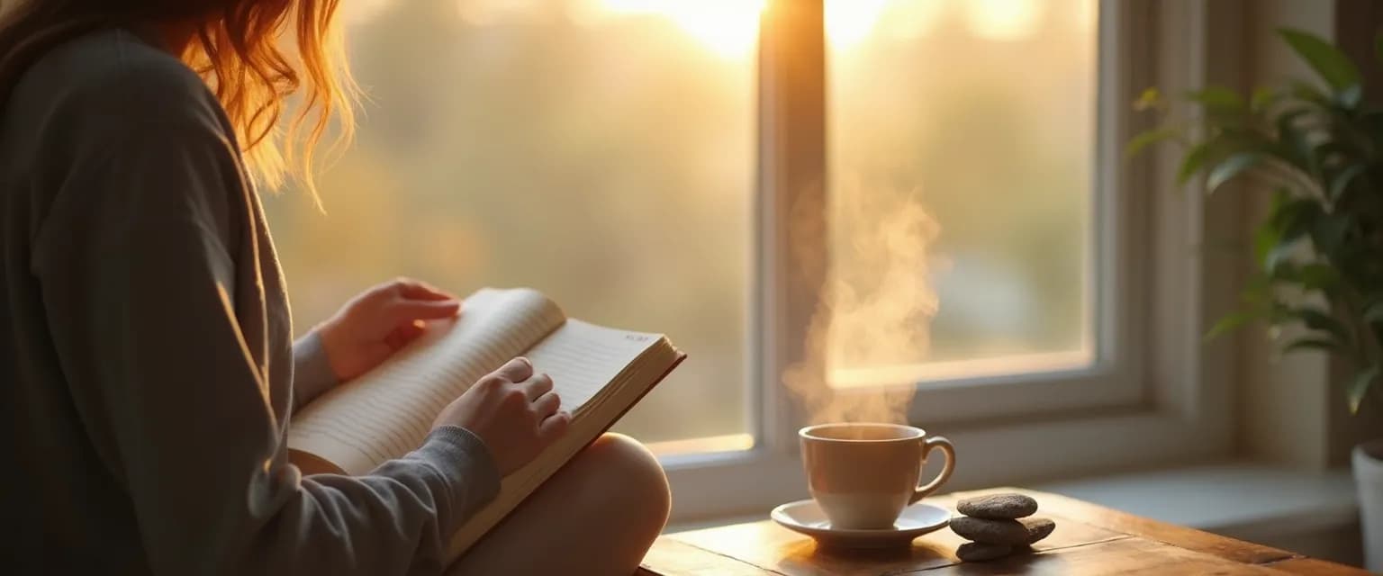 Person practicing daily reflection for self awareness and self mastery