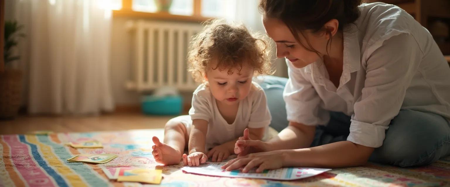 Parent using mind engineering techniques to help child understand emotions