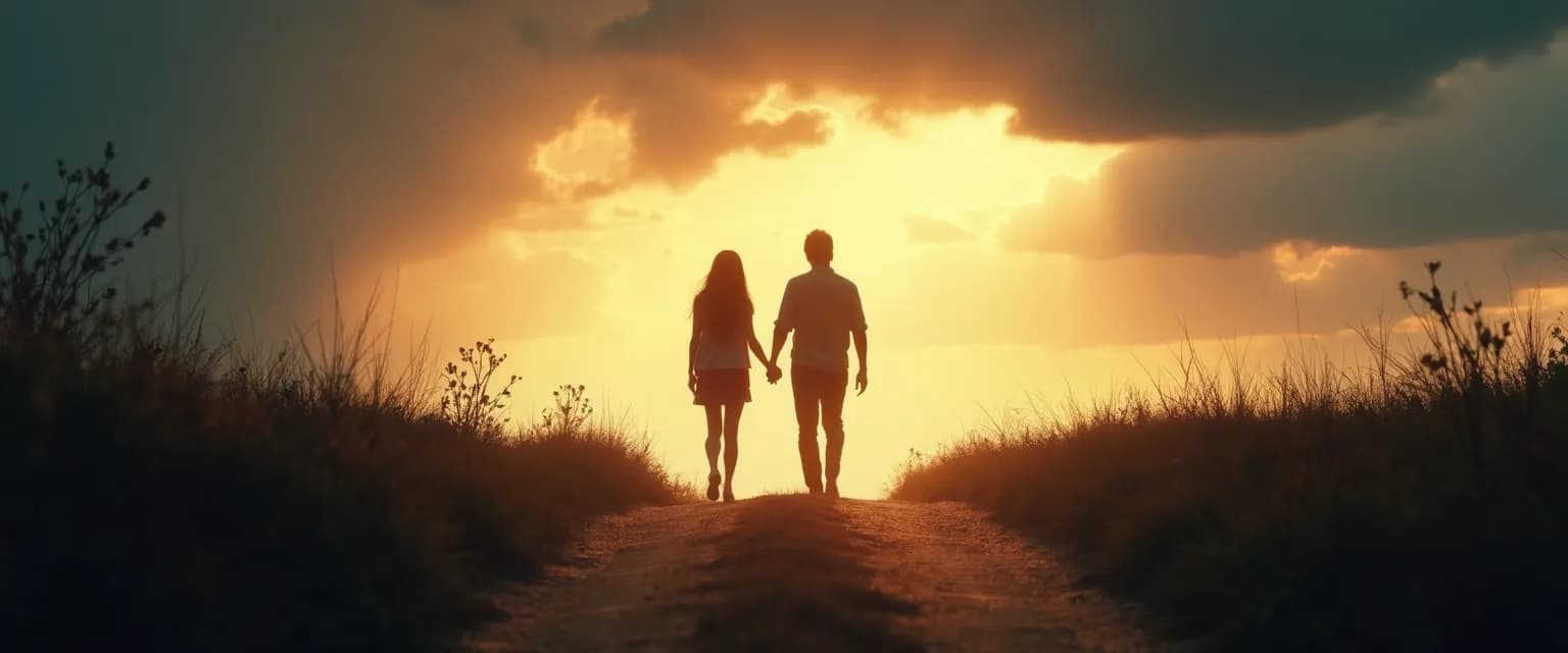 Couple reuniting after experiencing one of the 5 types of breakups that get back together