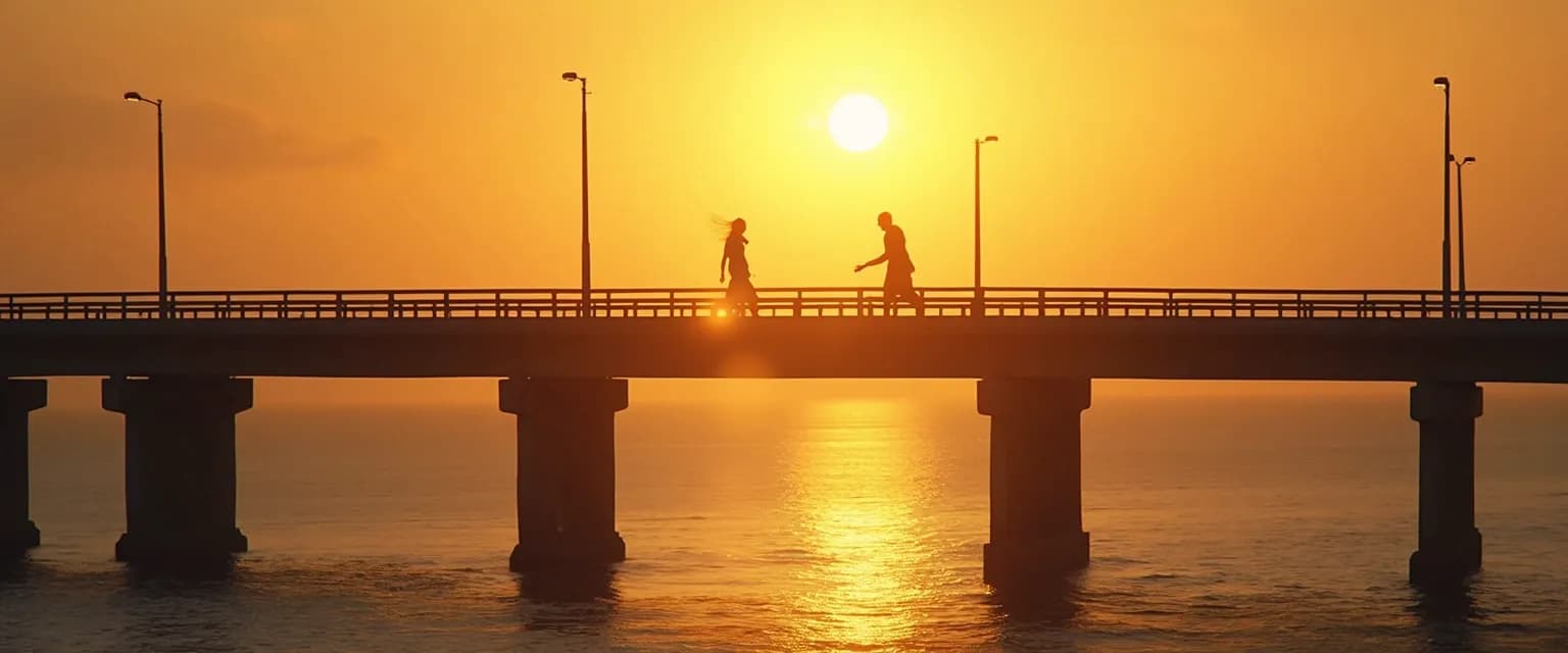 Couple reconnecting after a long distance relationship breakup using effective communication bridges