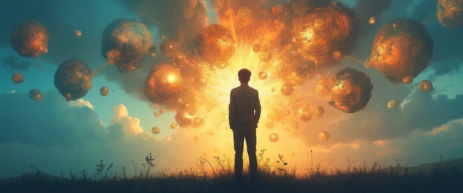 Person navigating the daily battle of the mind with calm techniques