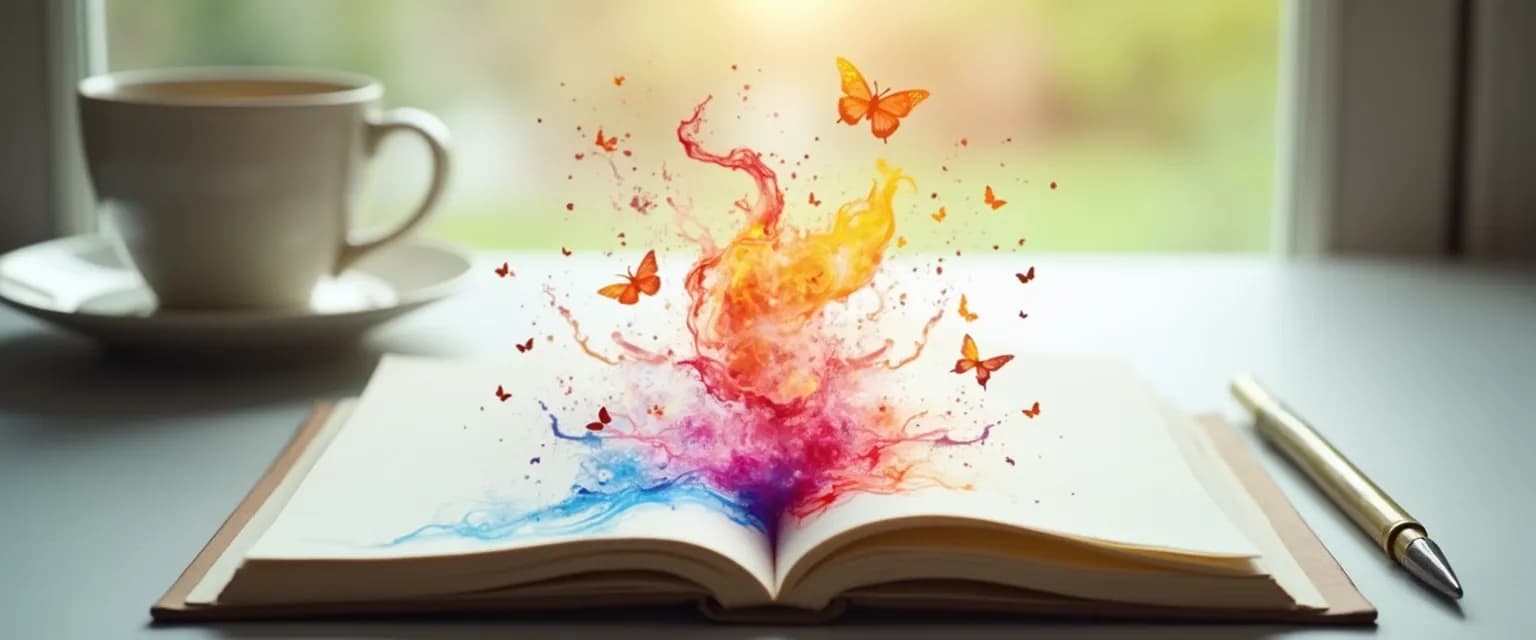 Person writing in their mindfulness journal to transform emotions in just minutes a day