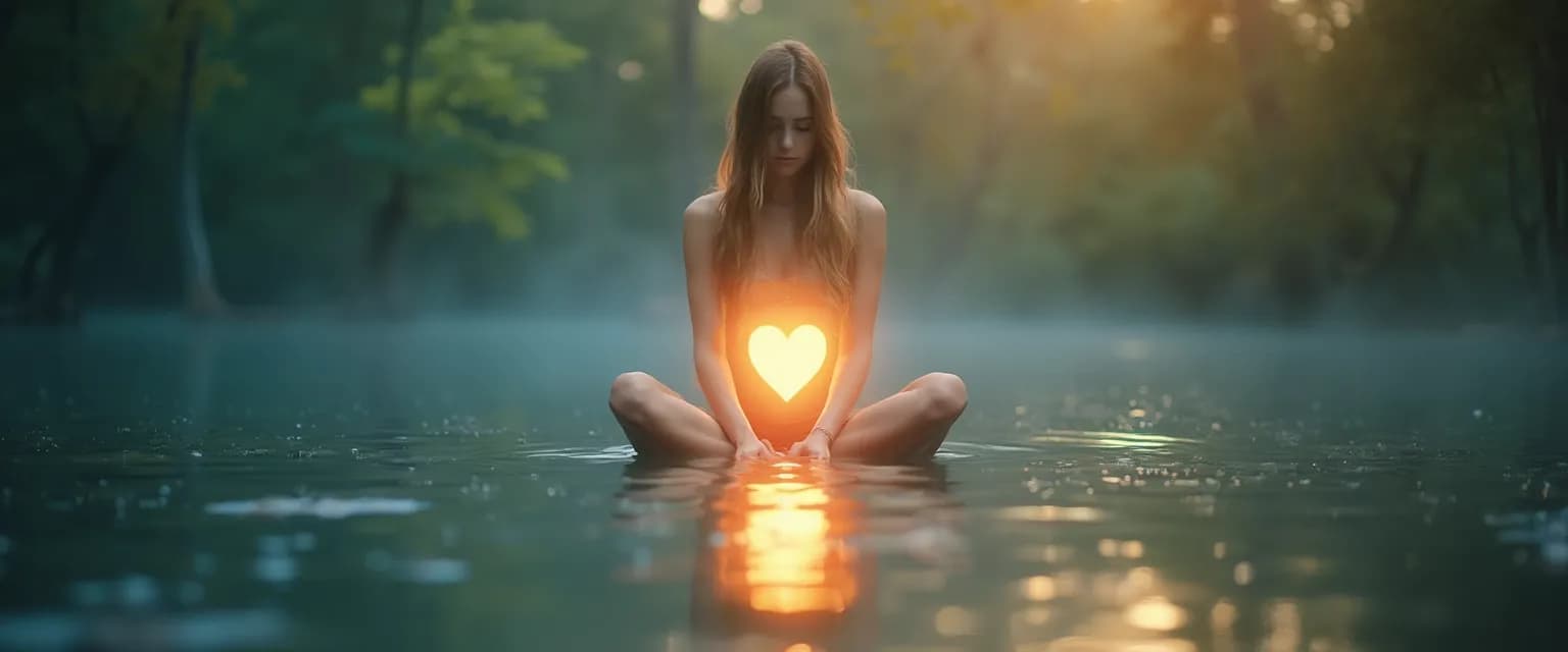 Person practicing self awareness of emotional intelligence through mindful reflection