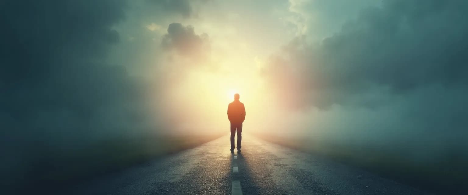 Leadership self-awareness journey showing the path from blind spots to breakthroughs in leadership development