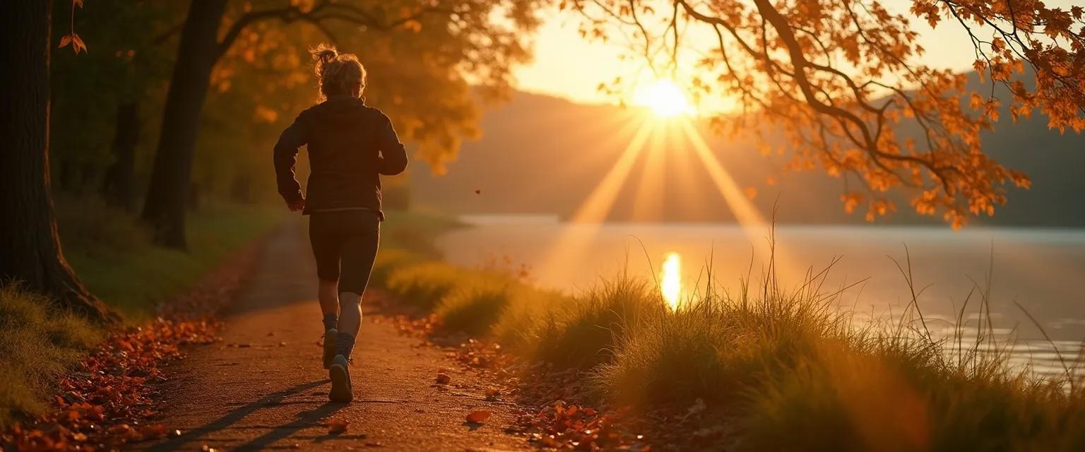 Person practicing mindfulness for ADHD while in motion through walking meditation
