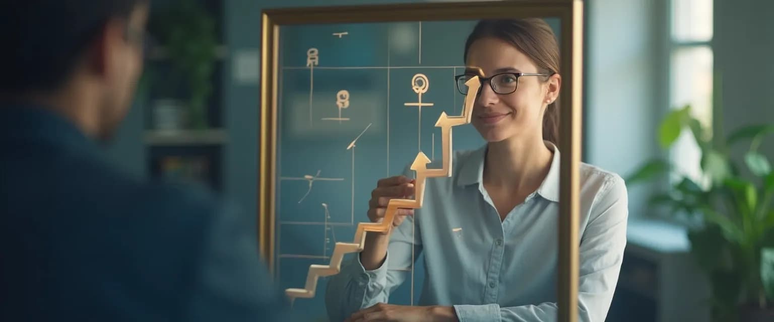 Professional reflecting on the significance of self-awareness for career growth