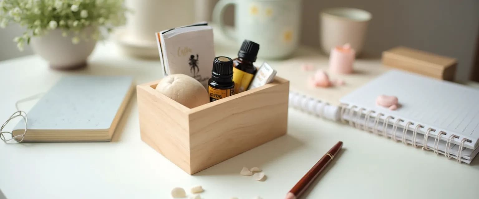 Personalized anxiety relief kit with sensory tools and comfort items under $20