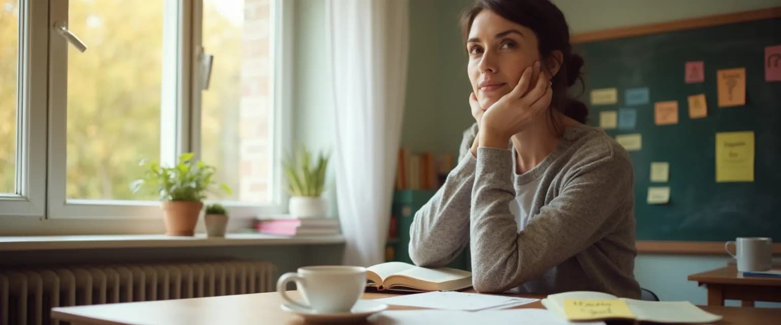 Teacher developing self-awareness through classroom reflection practices