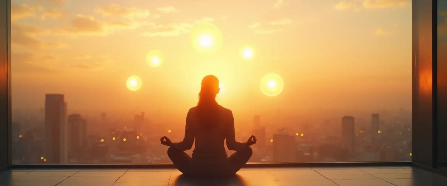 Person practicing daily level supermind rituals for enhanced decision-making