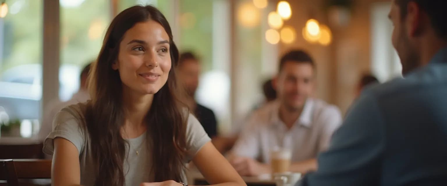 Person practicing emotional intelligence and social awareness techniques in a social setting