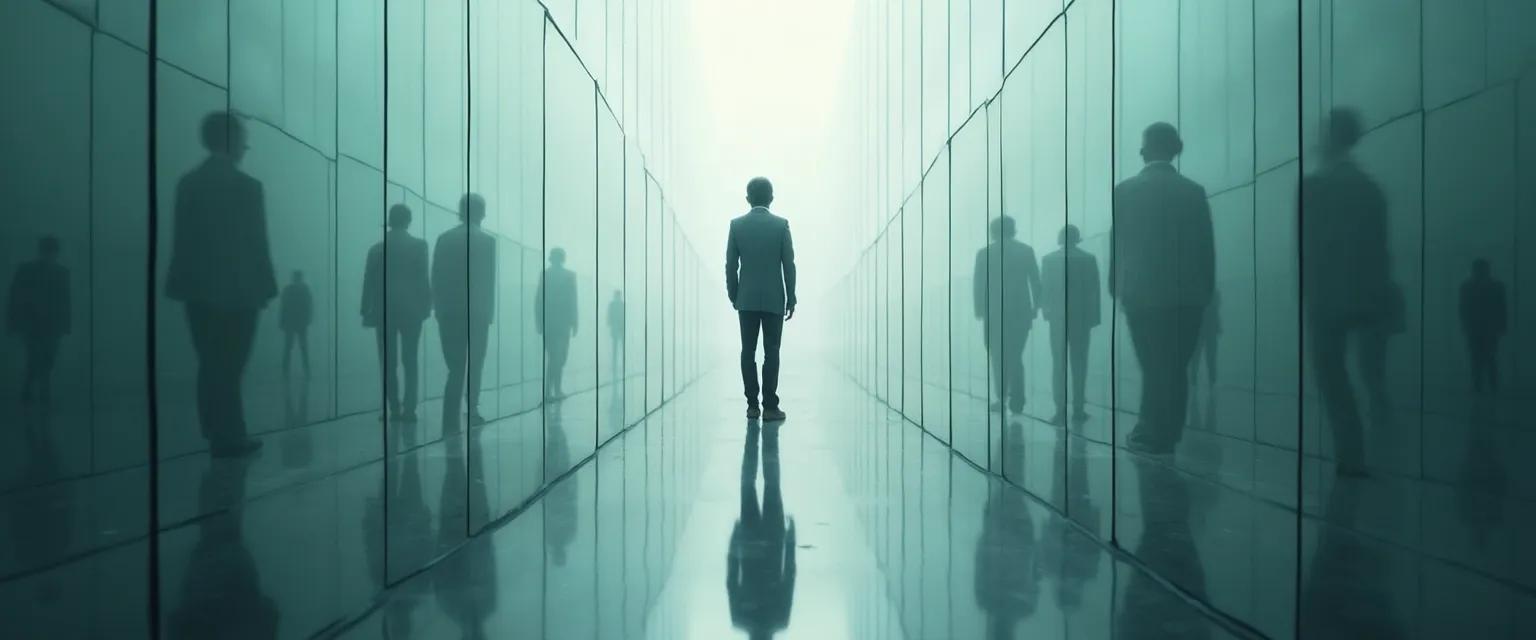 Person recognizing signs of no self-awareness in relationships