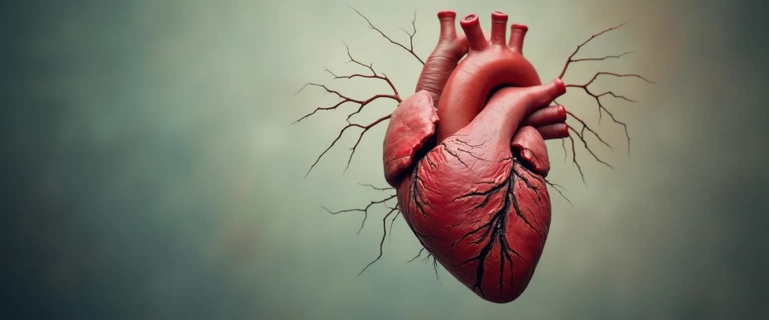 Woman experiencing physical symptoms of heartbreak with hand on chest