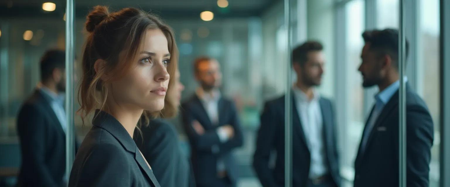 Professional receiving feedback for developing self-awareness in the workplace