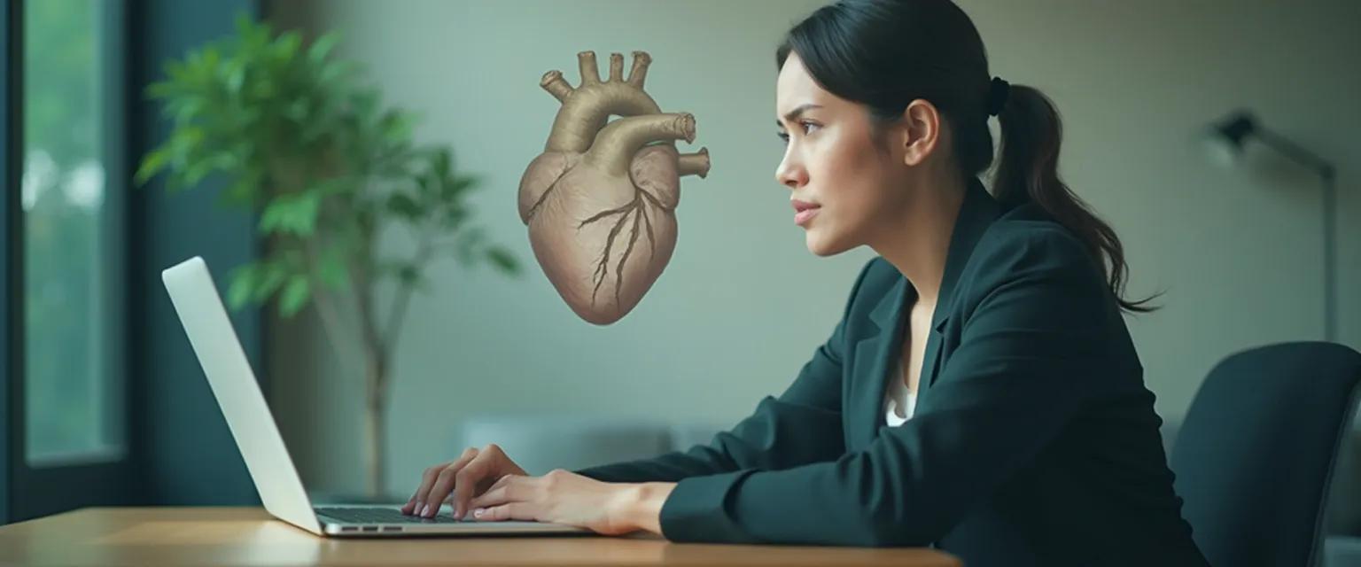 Professional navigating the five stages of heartbreak while maintaining career focus