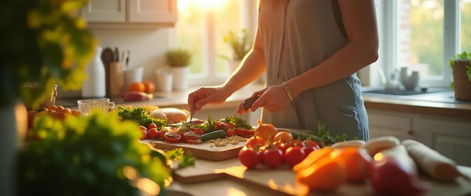 Colorful, nutrient-rich foods that support emotional healing when recovering from a breakup