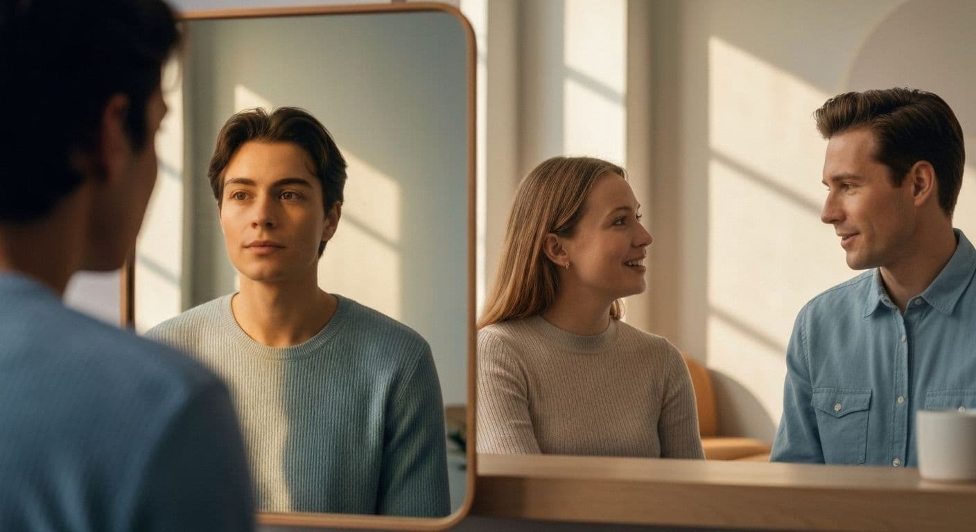 Person reflecting on emotions to cultivate self awareness in relationships