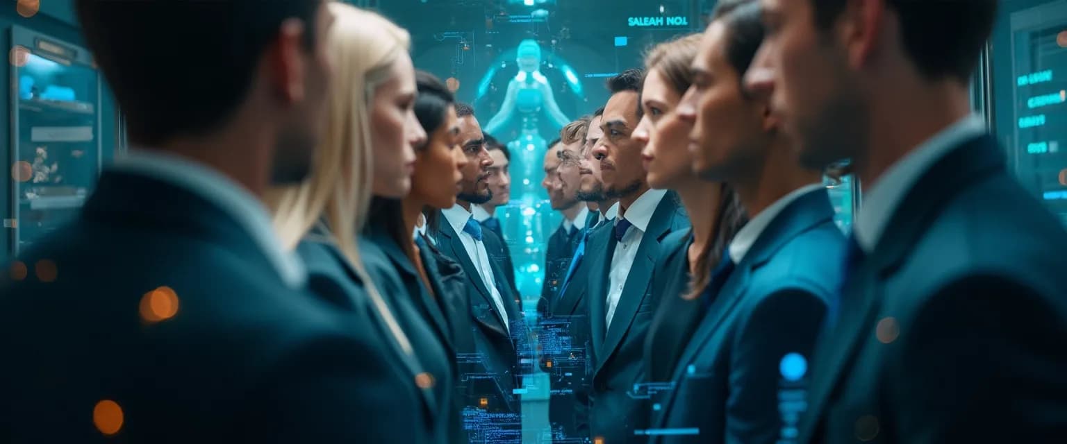 Team demonstrating self-awareness in organizational behavior during a collaborative meeting