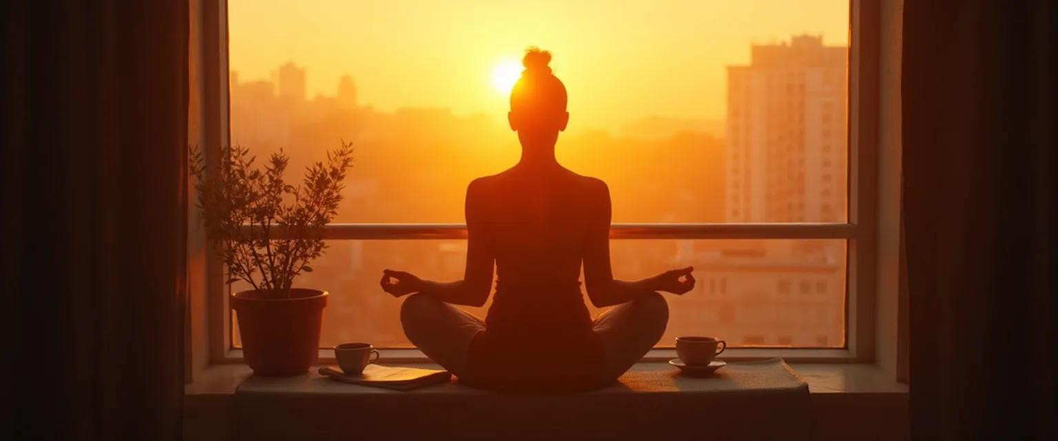 Person practicing daily self-awareness rituals that show how self-awareness is key to living a more meaningful life