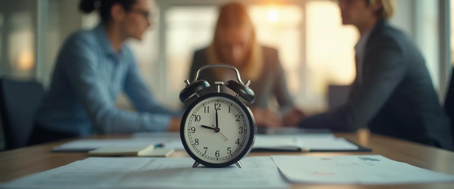 Professionals using emotional intelligence techniques to resolve workplace conflict